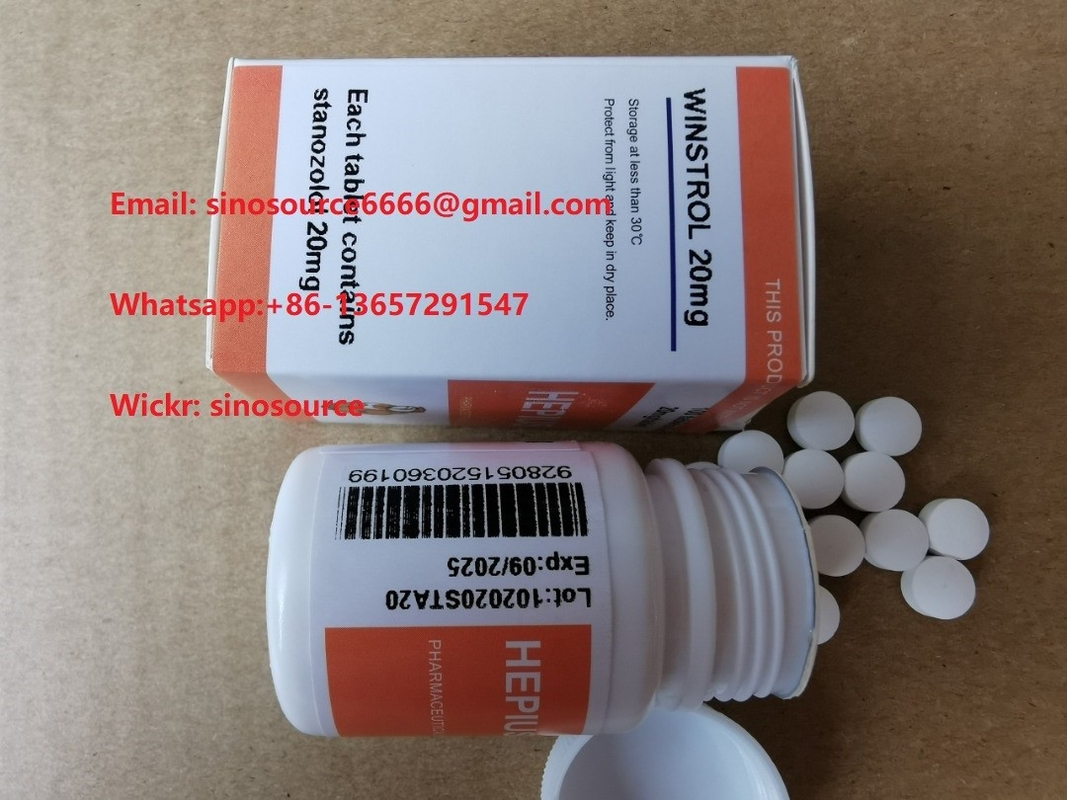 Stanozolol Anabolic Steroid Finished Tablets 20mg Winstrol Anti Aging CAS 10418-03-8